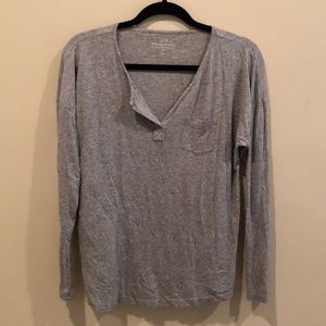 Vineyard Vines Basic Heather Grey LS